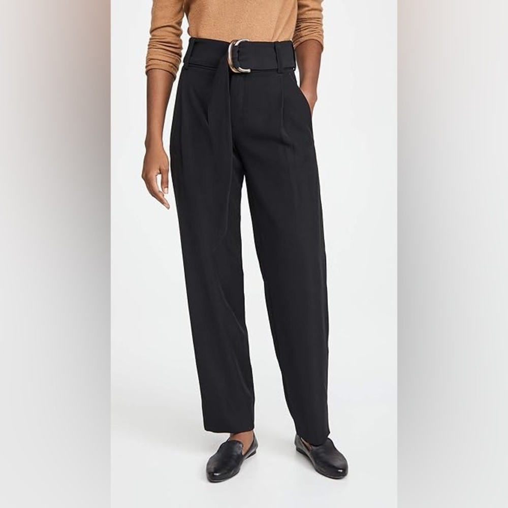Vince Belted Tapered Trousers size 8